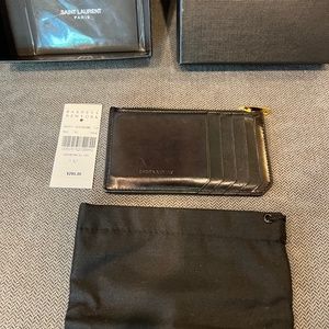 SAINT LAURENT FRAGMENTS CARD CASE